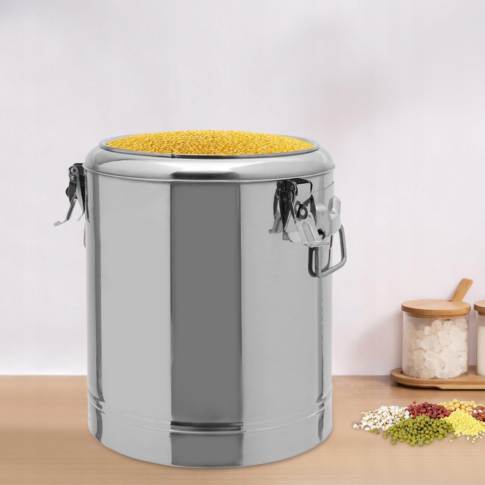 TERMOS GASTRONOMICZNY DO TRANSPORTU ŻYWNOŚCI 201 STAL NIERDZEWNA 14L Stan opakowania oryginalne