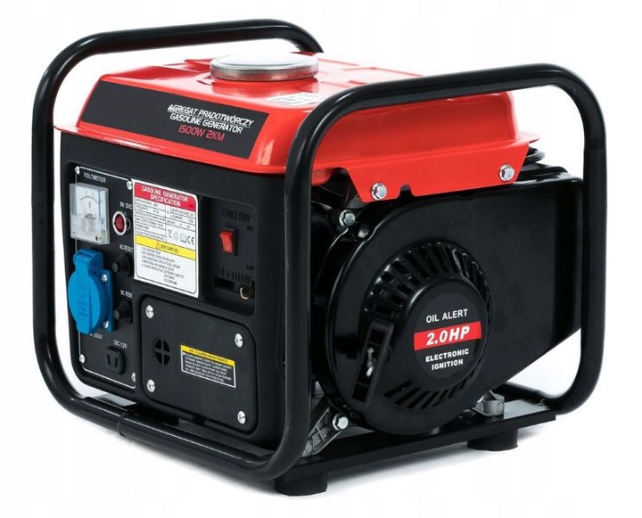 Agregat prądotwórczy przenośny jednofazowy KINGKRAFT 1500W 2KM generator Maksymalna moc 1500 W