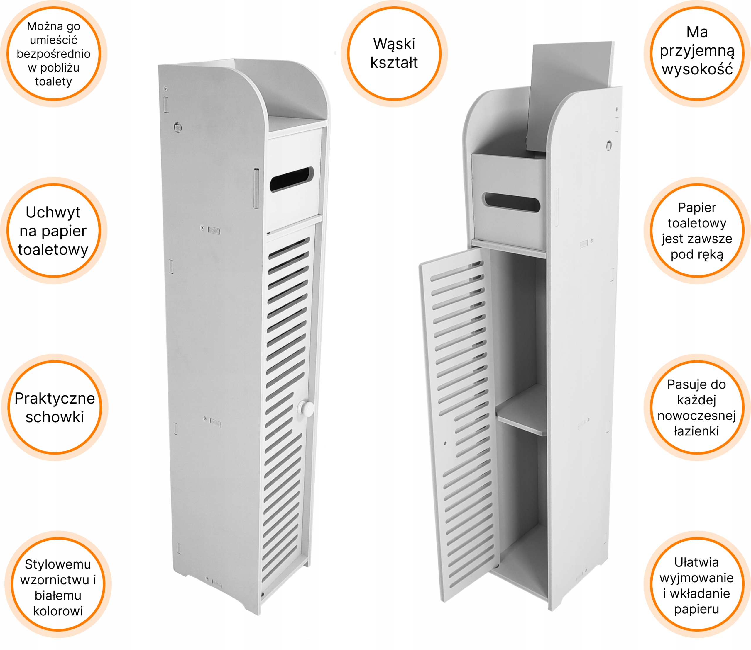 Uchwyt na papier Szafka na papier toaletowy 80 Słupek na papier toaletowy Typ stojące