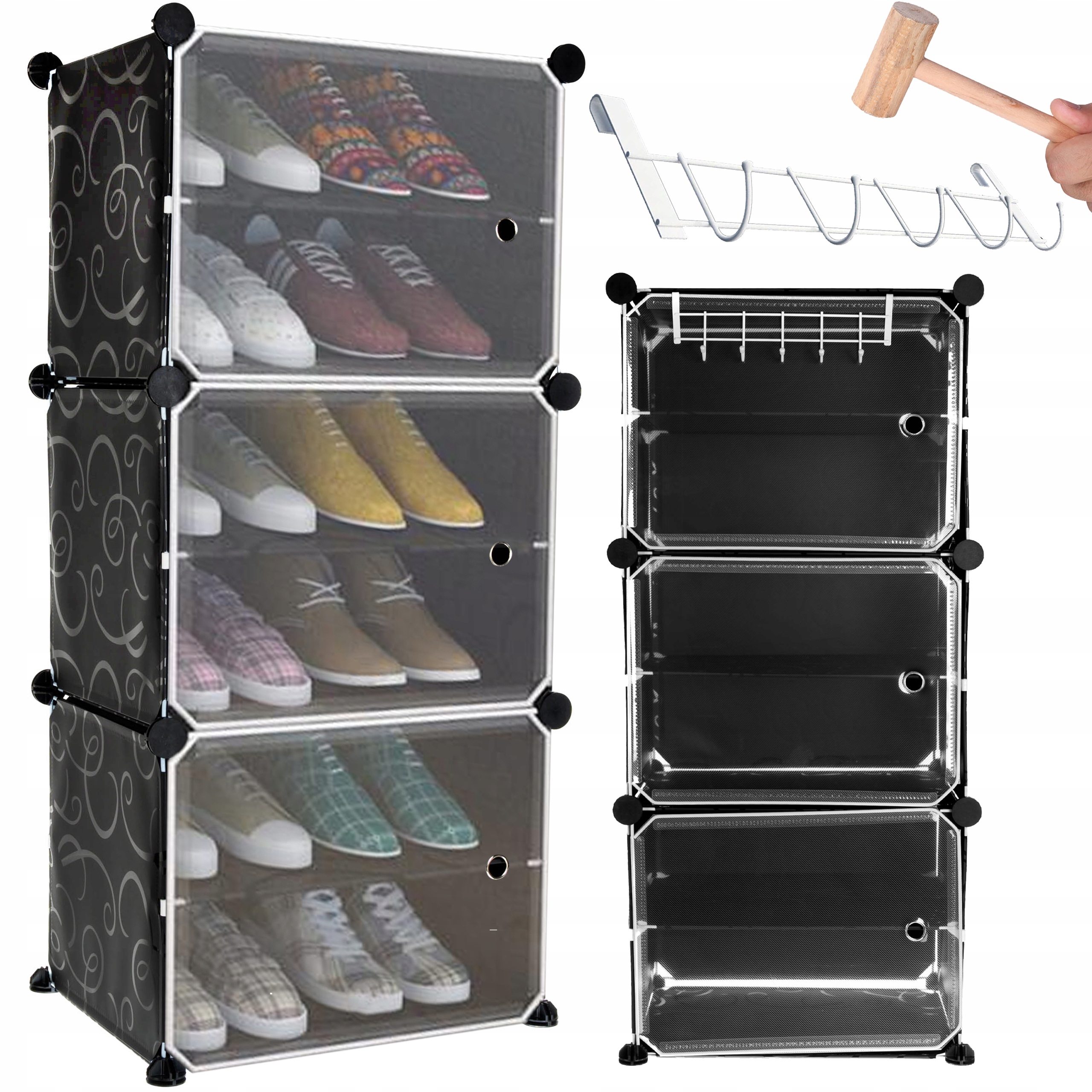 

Półka na Buty Organizer Regał Szafka 6 Półek Moduł