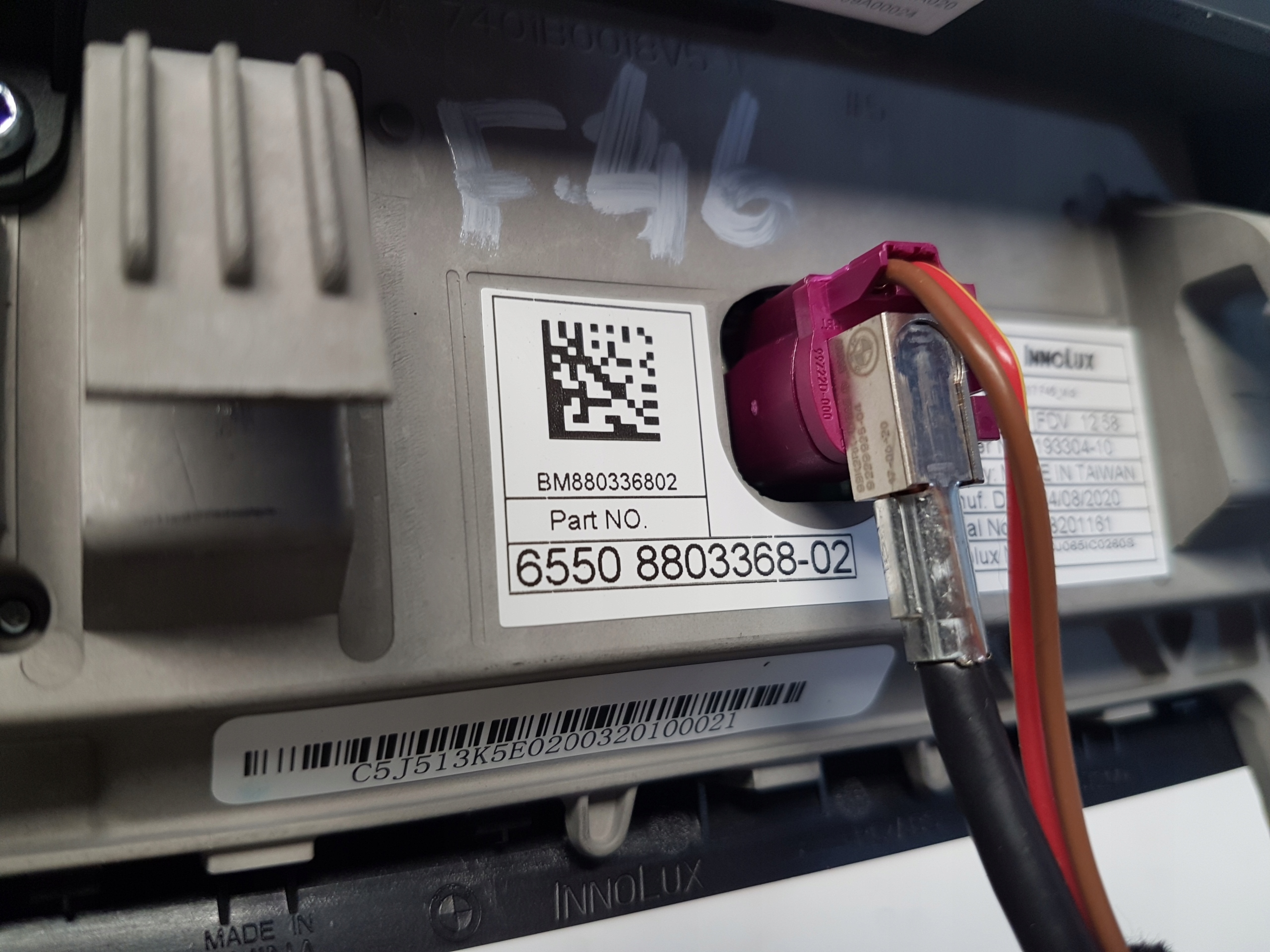 BMW 2 F45 F46 Display 8803368-02