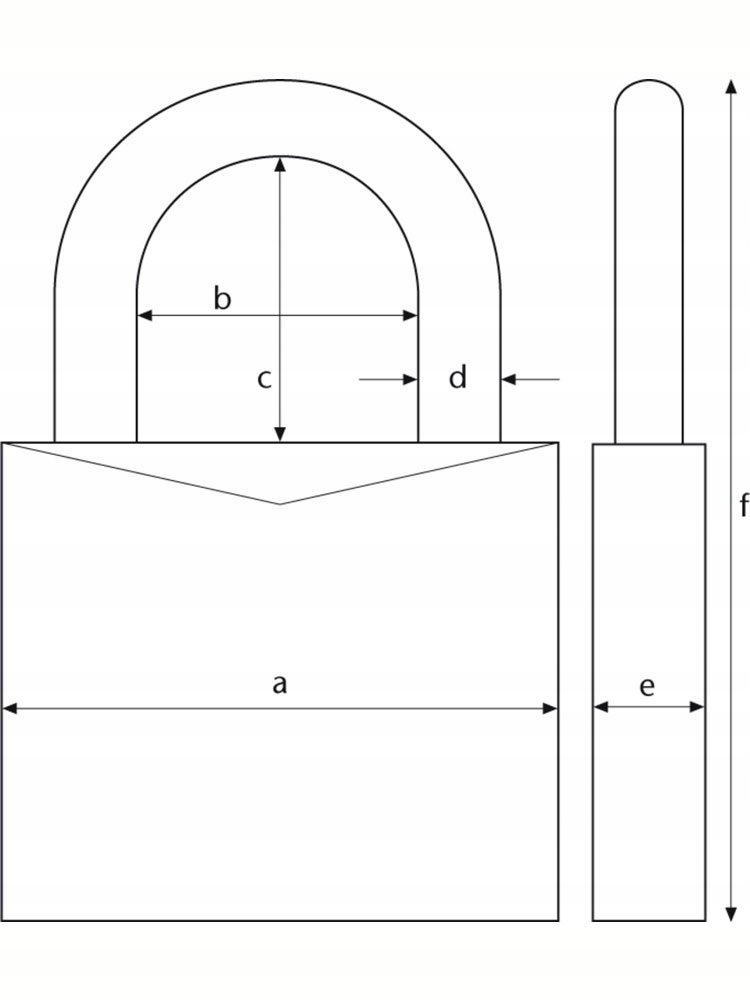 KŁÓDKA ABUS NA KLUCZ WODOODPORNA TITALIUM 727 20MM Marka Abus