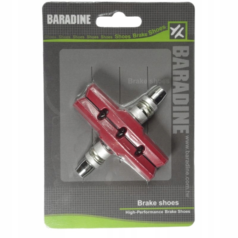 

Klocki hamulcowe Baradine 947V czerwone V-Brake
