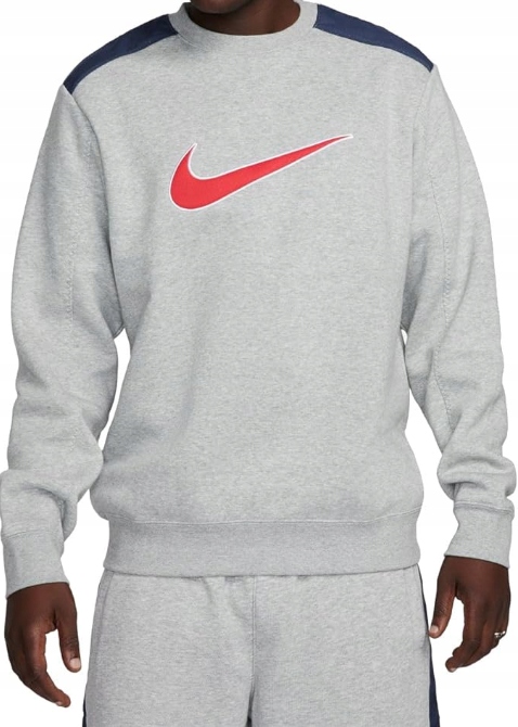Nike Sportswear Fleece pánská mikina šedá vel. S