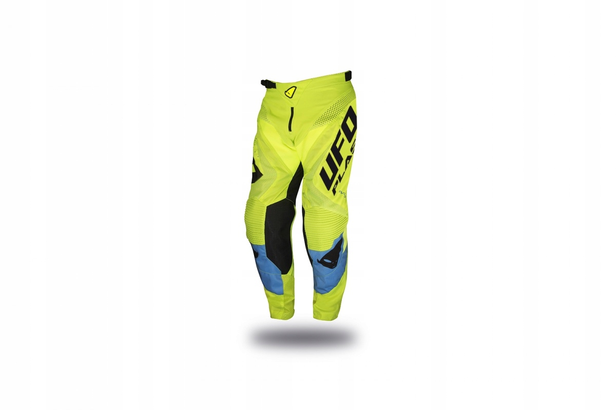 Spodnie cross enduro UFO Division żółty Fluo XS