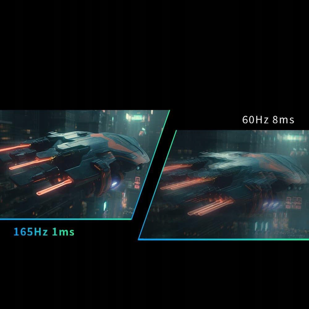 24'' IPS 1920x1080 MONITOR GAMINGOWY 165 Hz 1 ms 300 cd/m² HDMI KTC H24T09P Klasa efektywności energetycznej E