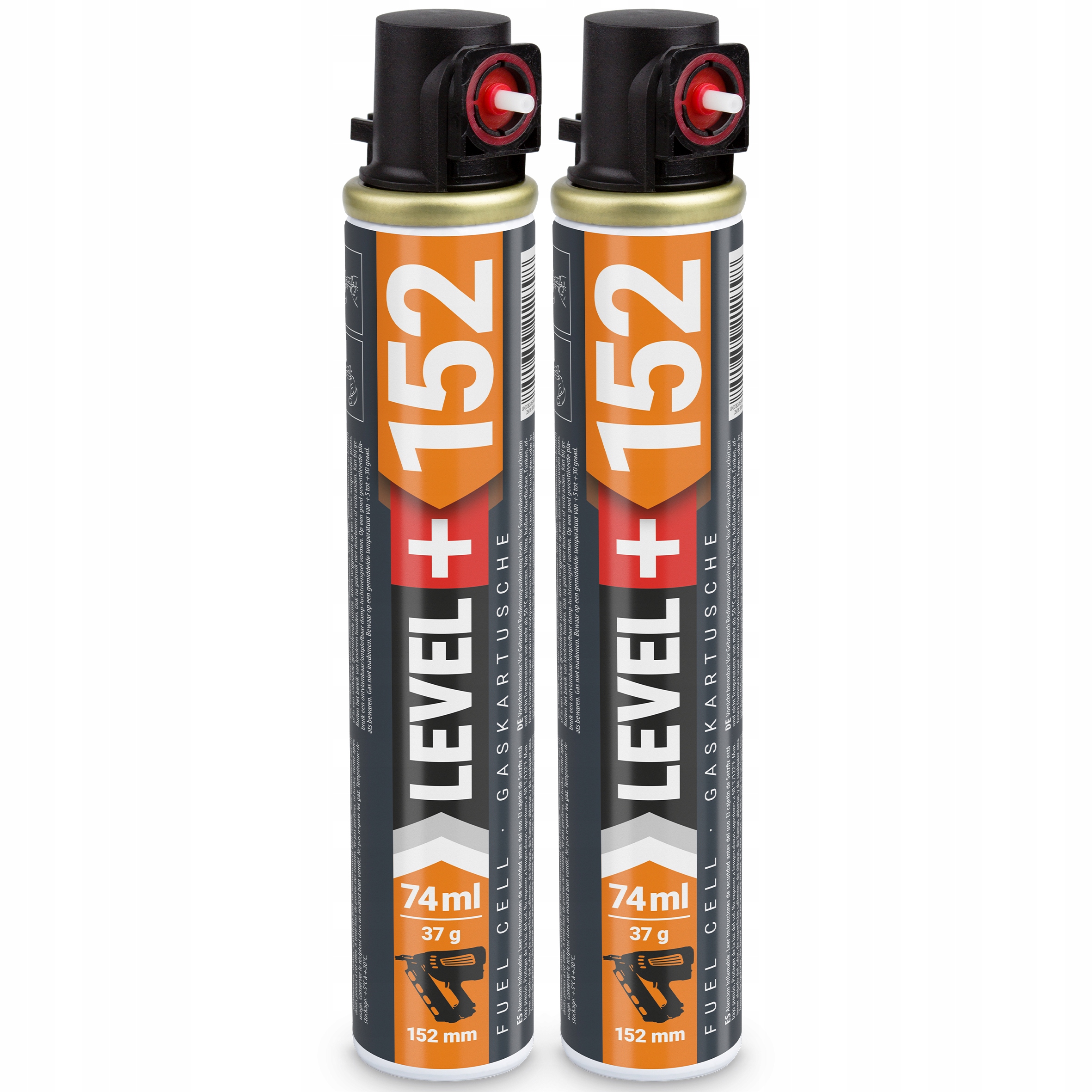 

Gaz Nabój do Gwoździarek 2 szt. 152mm 74ml 37g