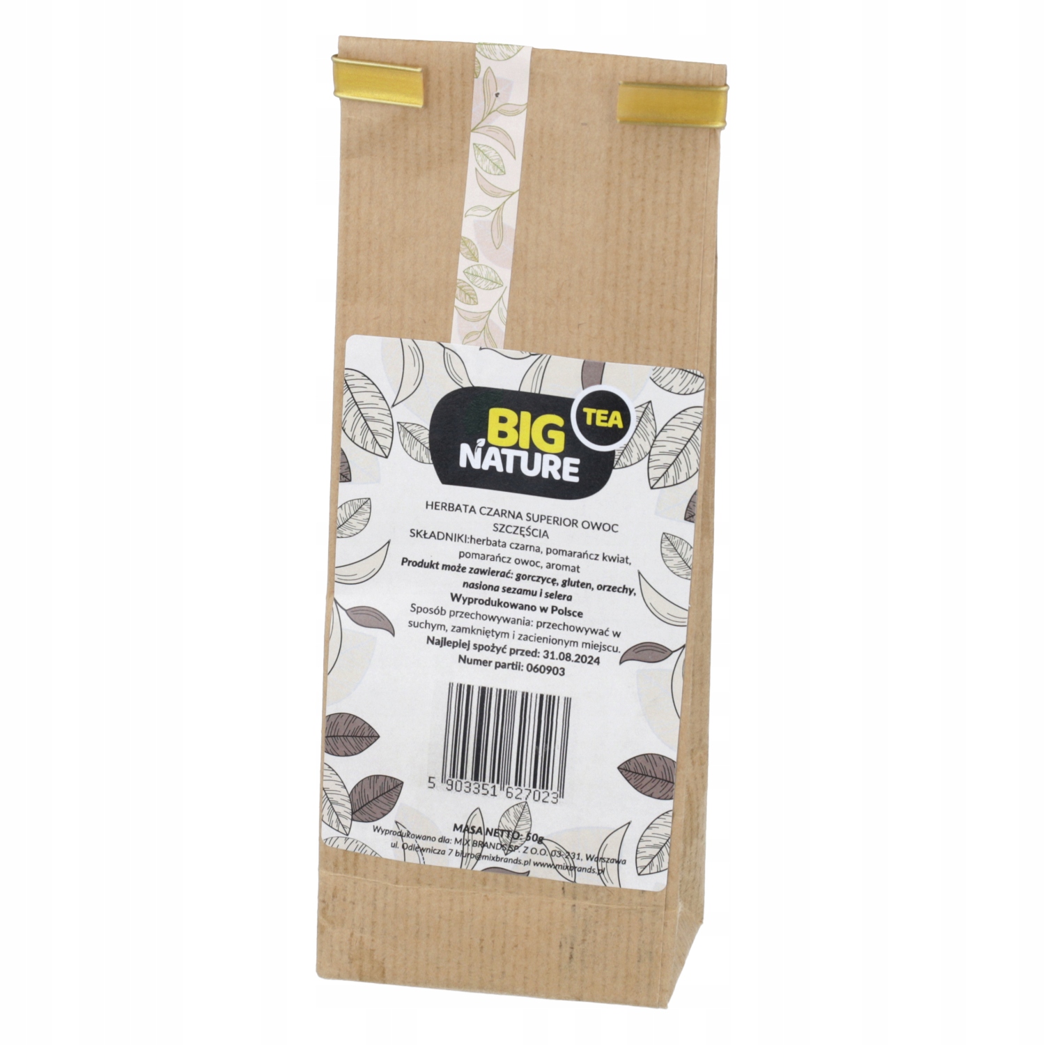 Herbata czarna EARL GREY OWOC SZCZĘŚCIA 50g - BIG NATURE — 4