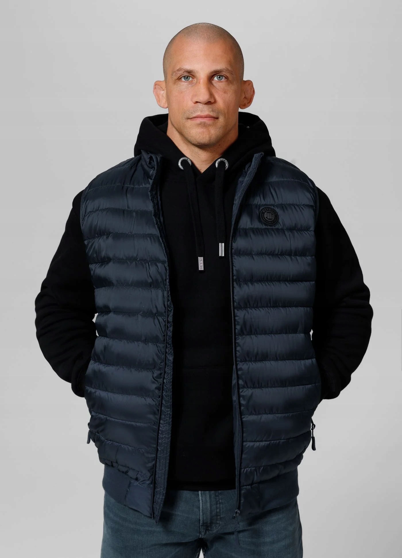 Pit Bull "lancaster" Bunda Bez Rukávů vesta vel. M tmavě modrá