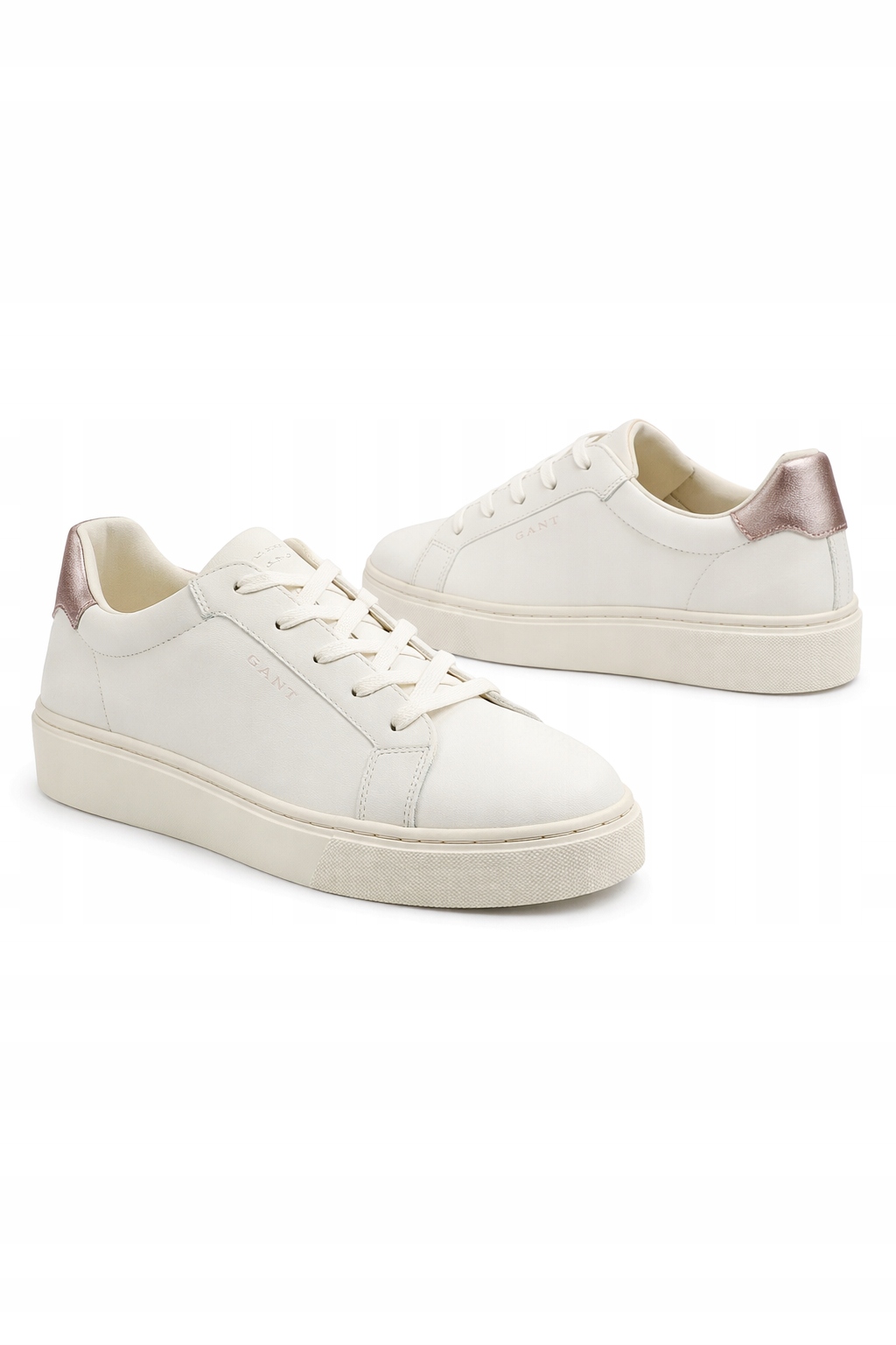 Gant Sportovní Kožené Béžové Boty S Metalickým Zadním Dílem 37 I4C
