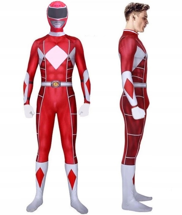 

Strój Kostium Geki Czerwony Power Rangers 146/152