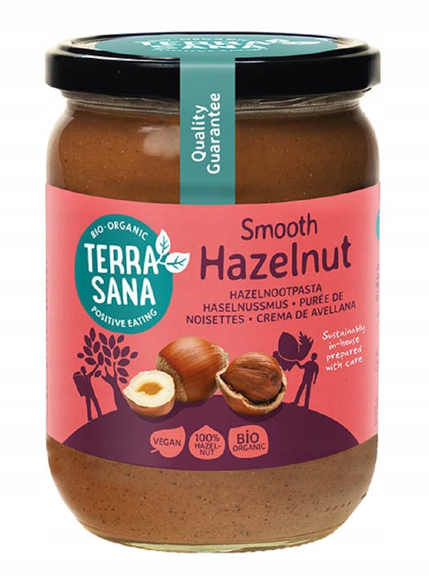 Levně Krém Z Lískových Ořechů 100 % Bio 500 g Terrasana