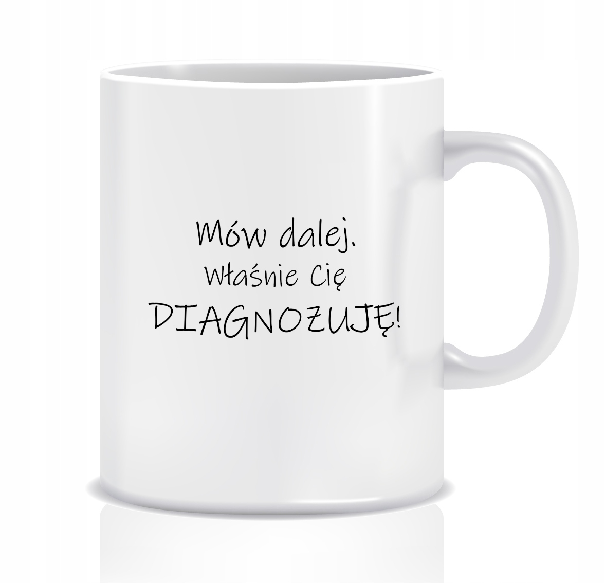 

Kubek z grafiką dla psychologa (mów dalej)