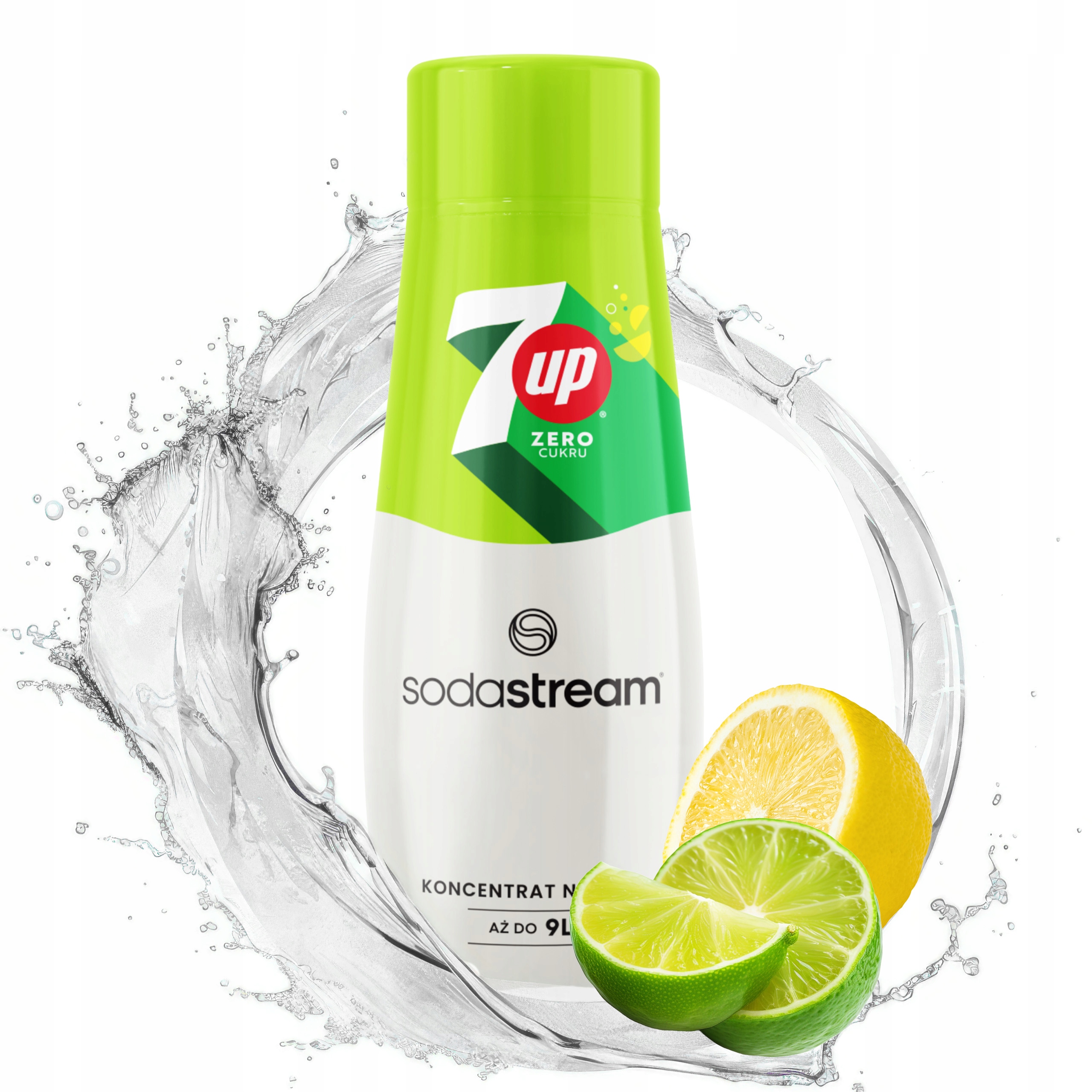 SYROP SODASTREAM 7UP BEZ CUKRU DO SATURATORA WODY KONCENTRAT NAPÓJ 440ML