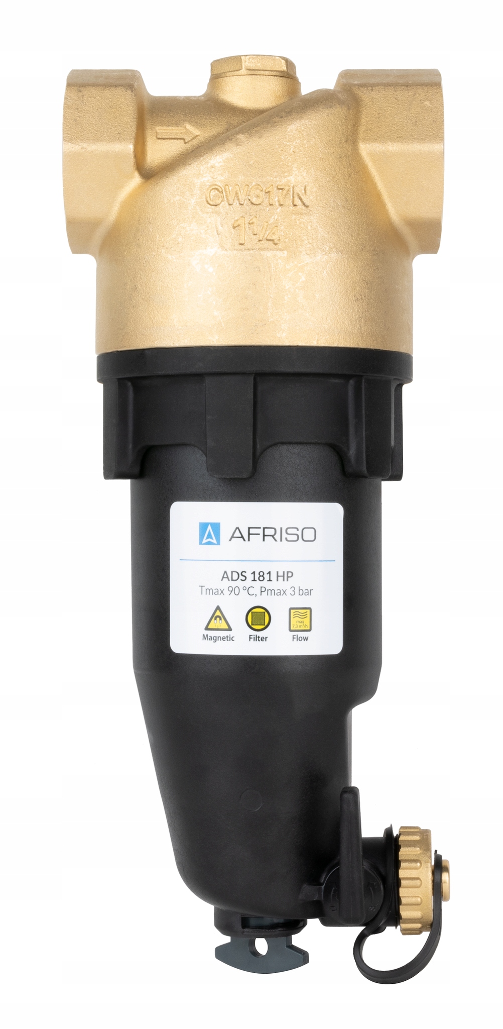 Magnetický filter 1.1/4" Ads 181 Afriso separátor nečistôt