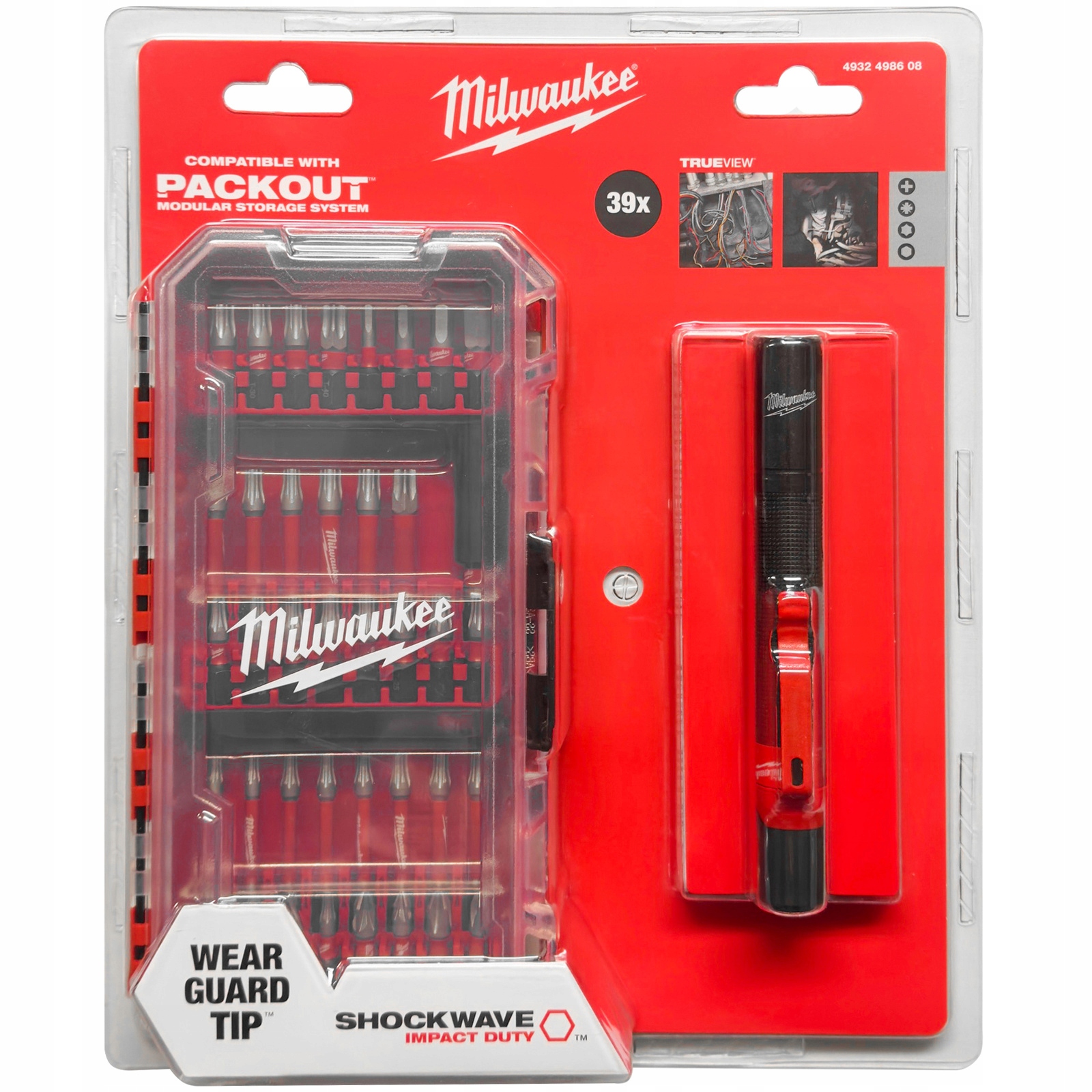 Sada bitov Milwaukee Impact 39 ks 4932498608 Baterka