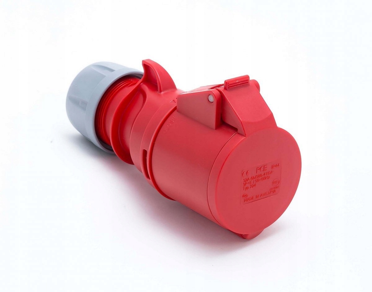 

Gniazdo przenośne 32A 4P 400V IP44 Shark 224-6