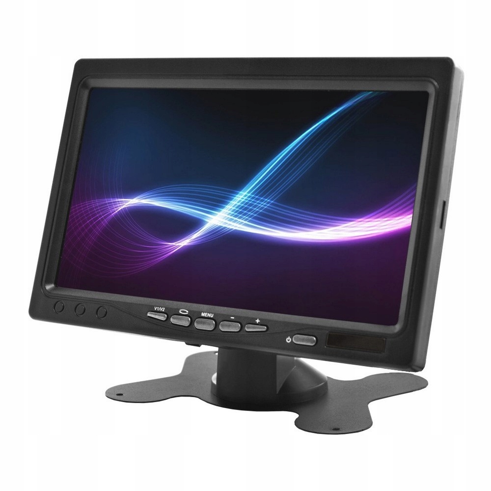 Monitor samochodowy EKRAN 7 cali AHD HD 4PIN Z RAMKĄ 12V 24V