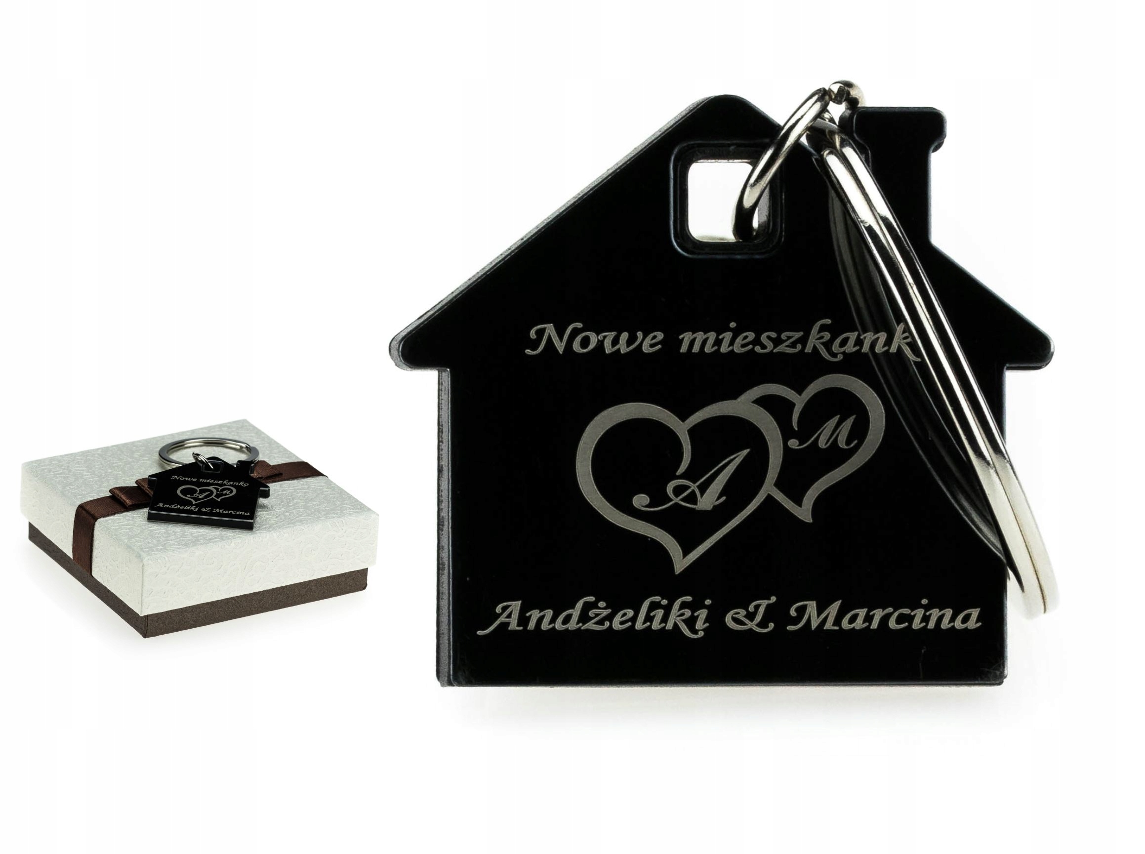 Brelok GRAWER dom PREZENT do kluczy UPOMINEK domek