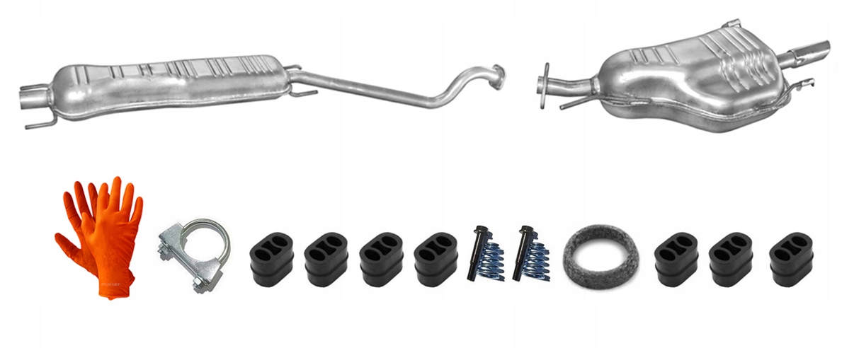 Opel Astra G 1.8 2.0 (1998-2004) Hatchback Tlumič Koncový