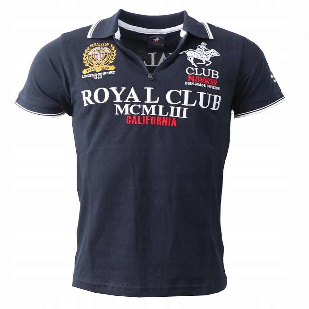 Geographical Norway polokošile pánská Keratine Ss Men New 100 S tmavě modrá