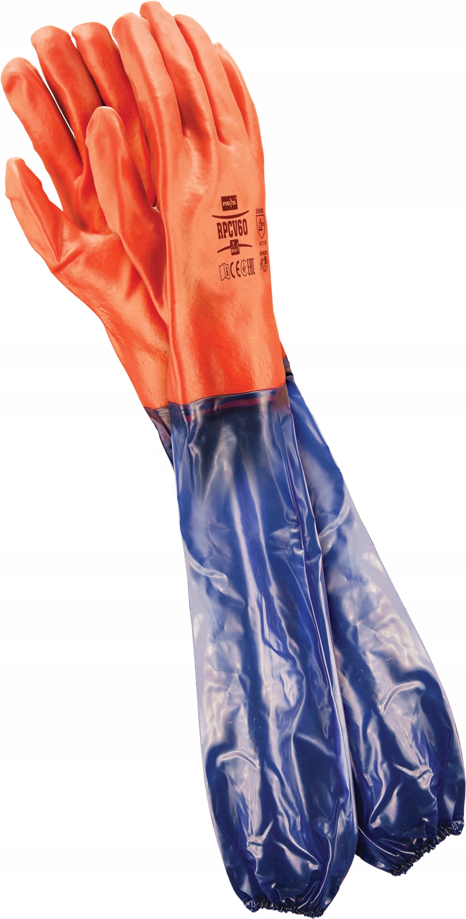 

Rękawice ochronne wykonane z Pcv 60 cm