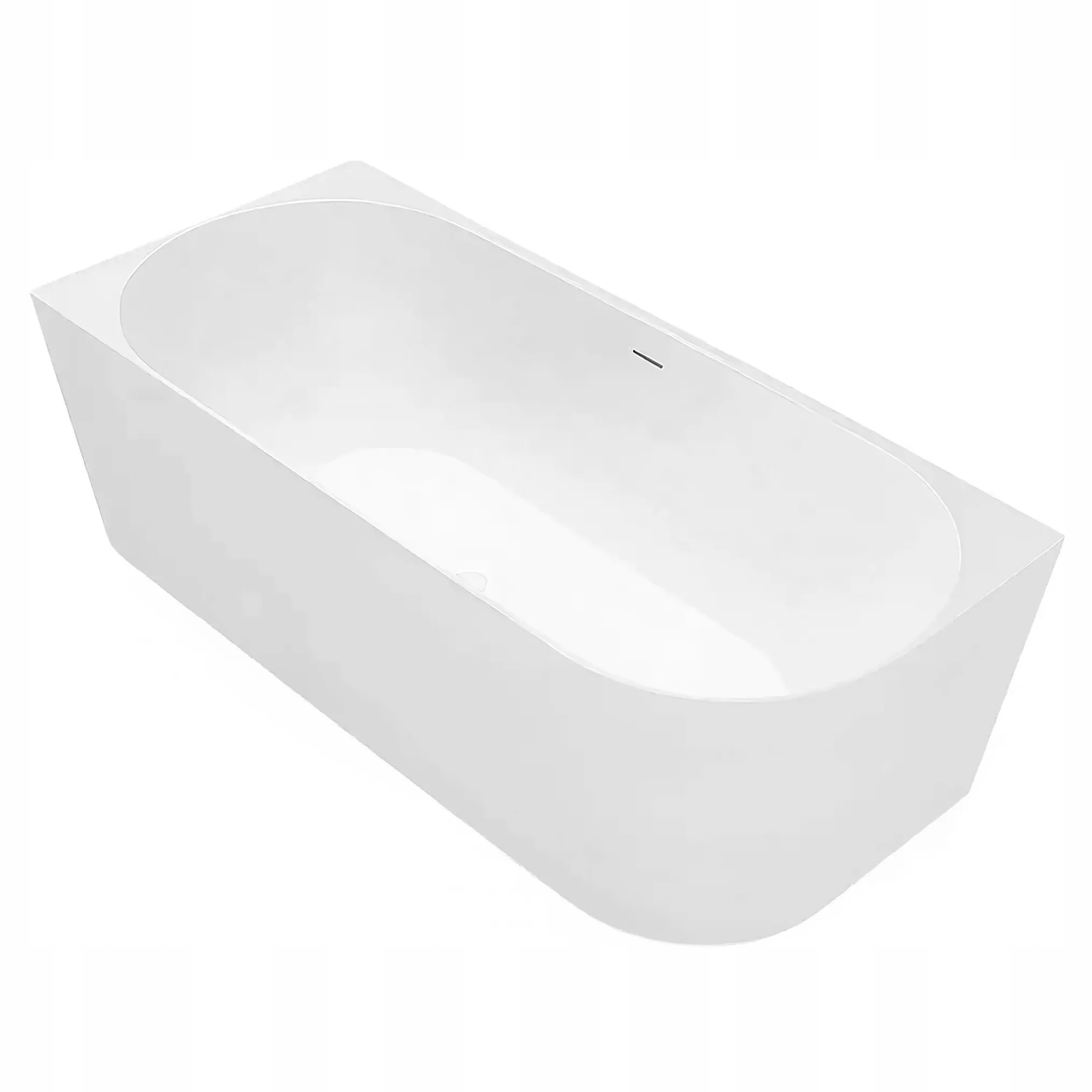 Wanna Przyścienna Narożna Akrylowa Rea Bellanto Slim Lewa 150x74 Syfon