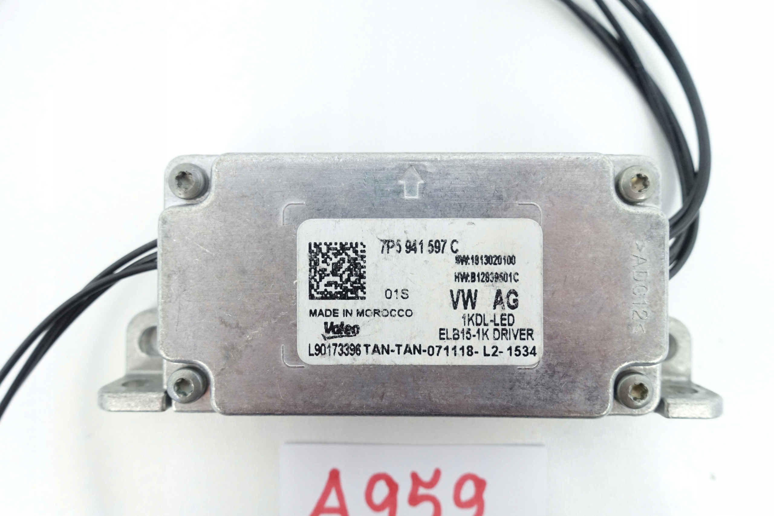 control unit module LED VW PORSCHE 7P5941597C