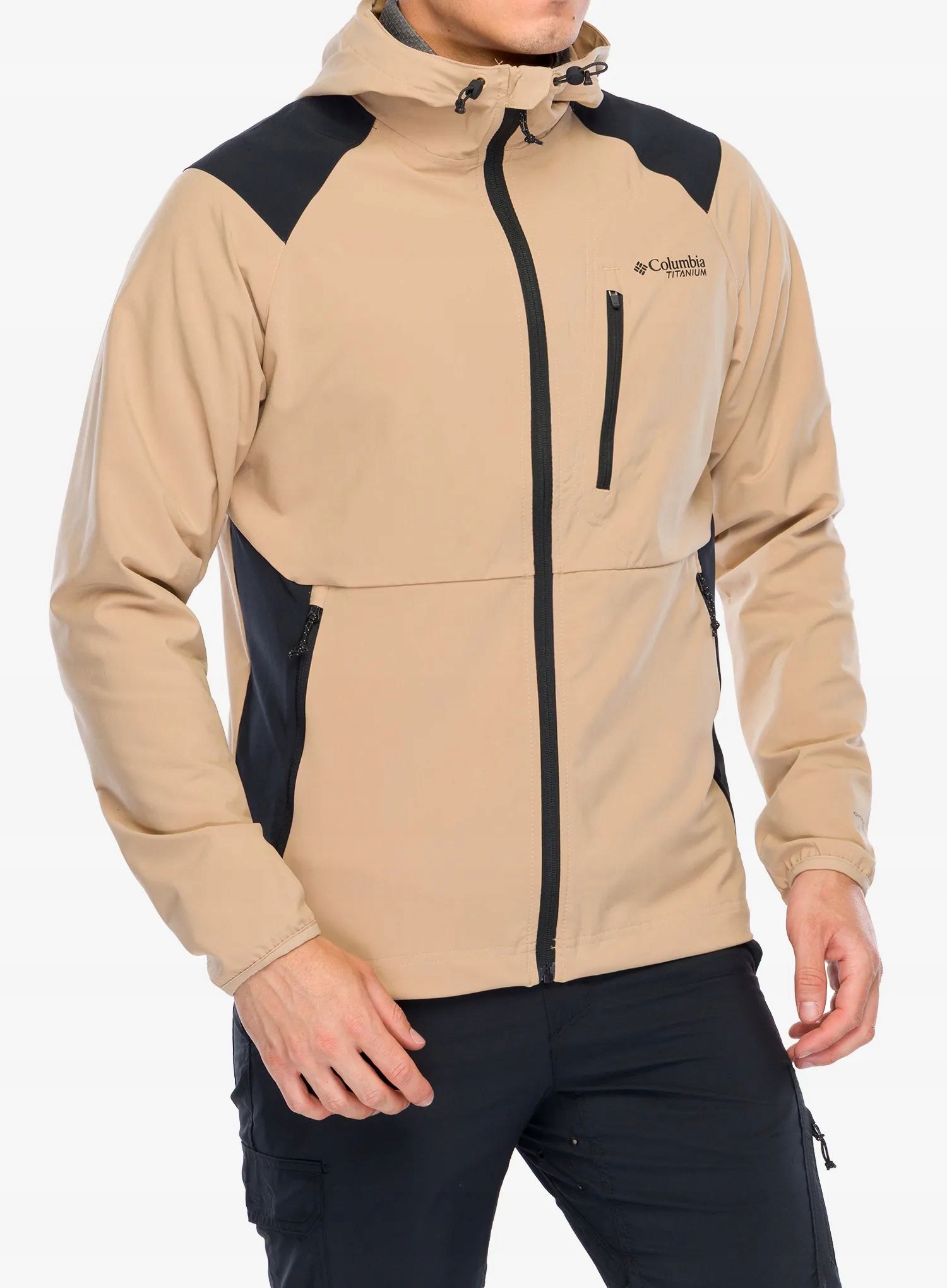 Softshellová bunda Columbia Triple Canyon Hooded Jacket canoe/black M