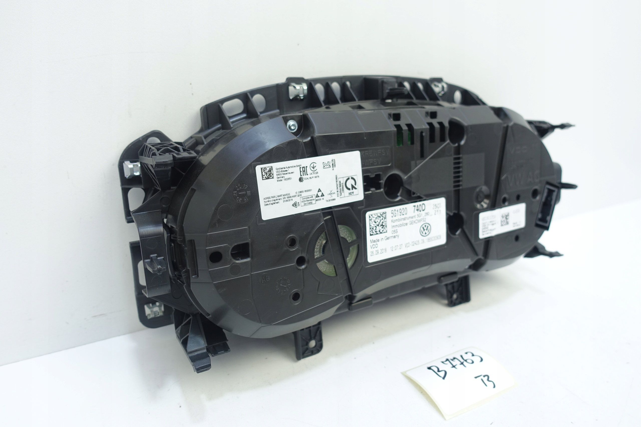 dials dials VW GOLF VII 7 5G 41368KM 5G1920740D