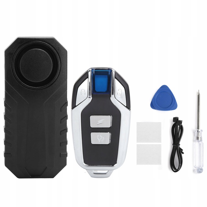 ALARM ROWEROWY MOTOCYKLOWY z PILOTEM GŁOŚNY SKUTECZNY na PILOTA CZUJ. DRGAŃ Marka Inna marka