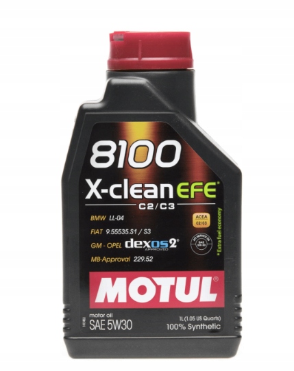 

Olej Motul 5W30 8100 X-clean Efe 1L