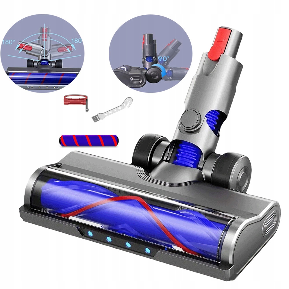 Kartáčová Hlavice Pro Vysavač Dyson S Led Lampou Je Vhodná Pro V7 V8 V10 V11 V15