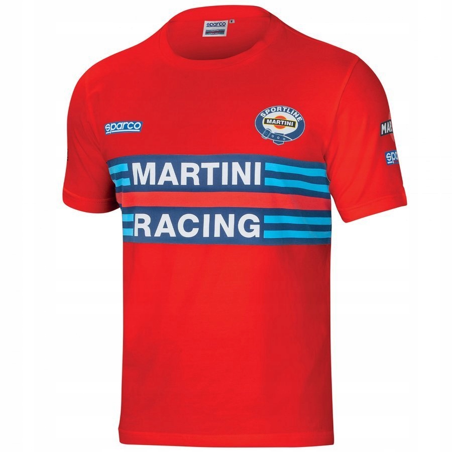 Červené tričko Sparco Martini Racing