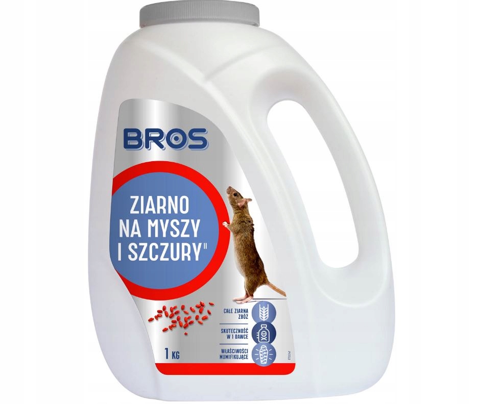 

Trutka zatrute ziarno na myszy i szczury Bros 1kg