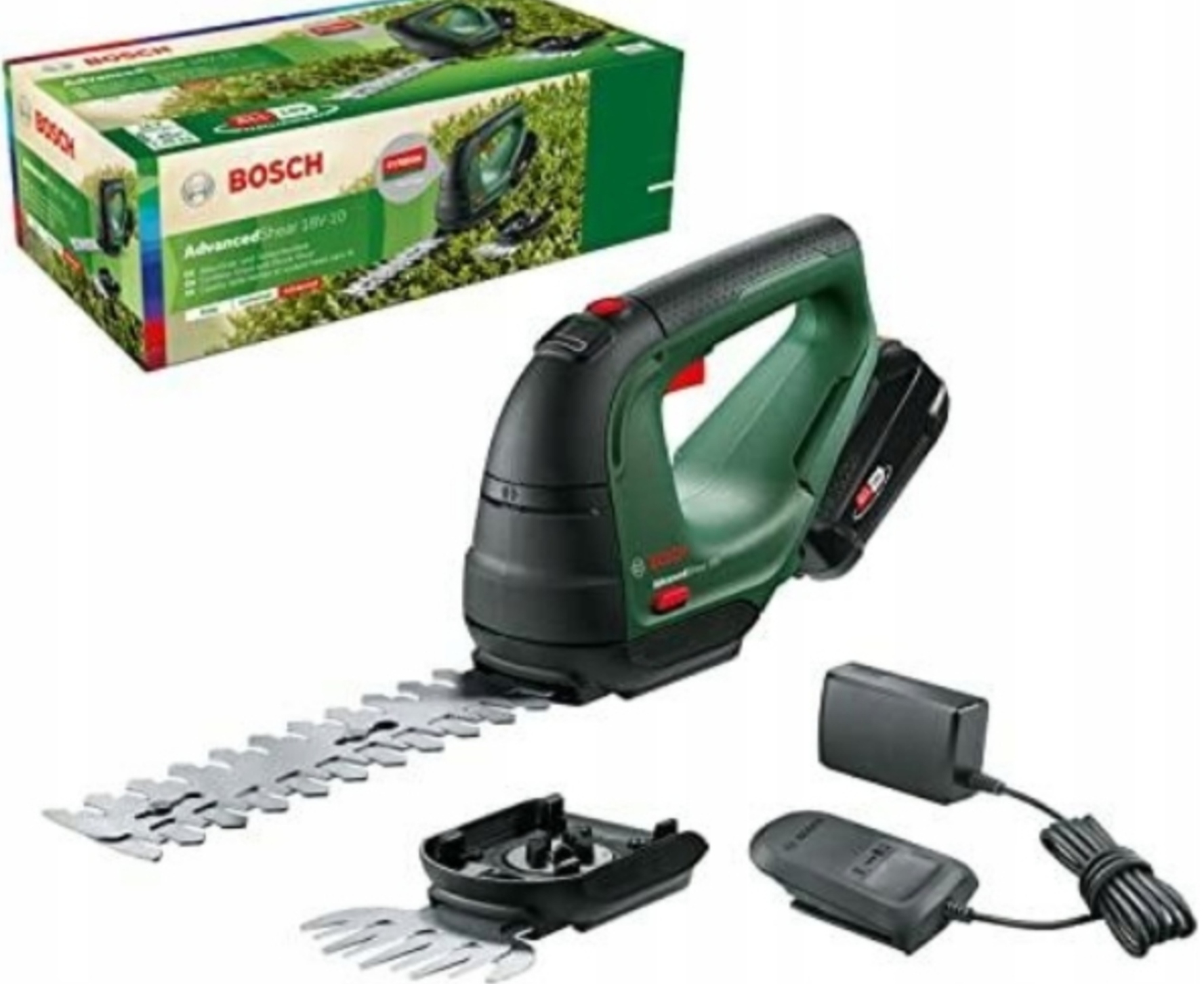 Akumulátorové nožnice na trávu a kríky Advancedshear 18V-10 Bosch 2Ah +lad