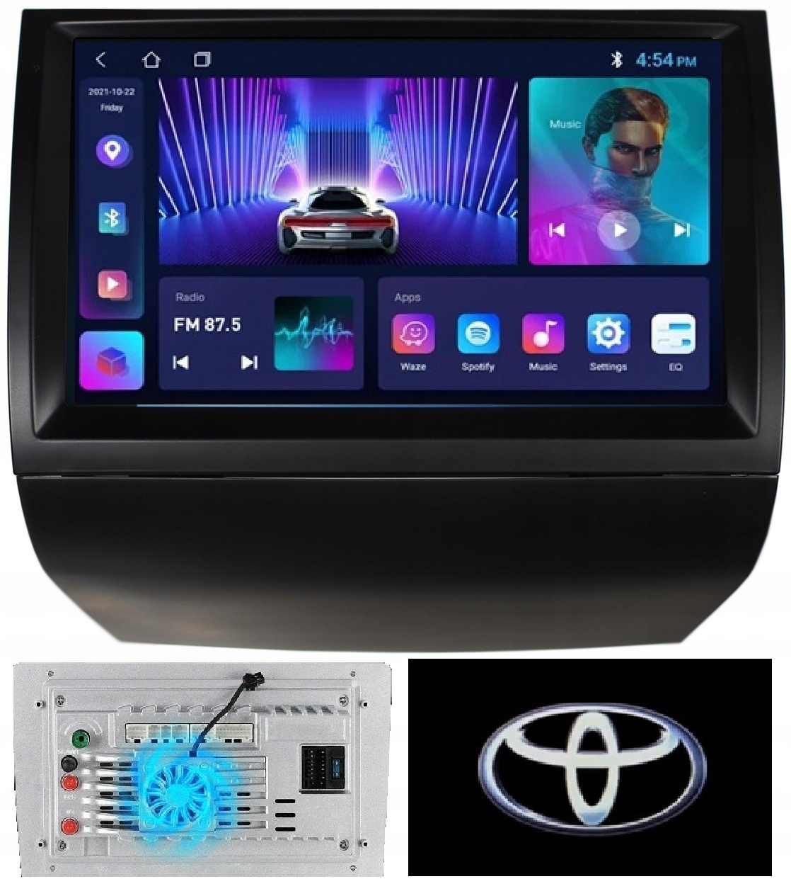 Radio Nawigacja Android Toyota Prius II 2003-2009 Carplay +kamera 2/64GB