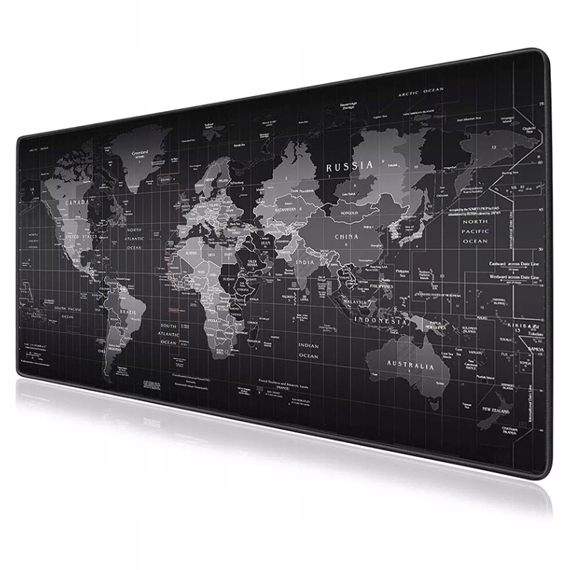 PODKŁADKA POD MYSZ DLA GRACZY GAMINGOWA DUŻA MAPA