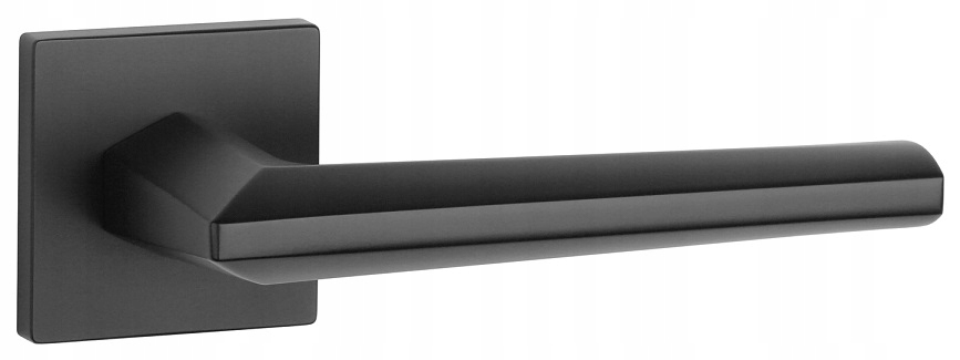 Kľučka rozeta štvorcová Jasmina Q Slim čierna Aprile