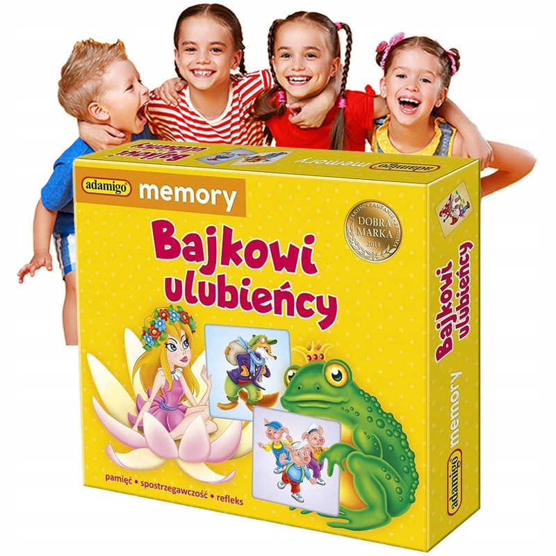 Gra Memo dla Dzieci Karciana Bajkowi Ulubieńcy