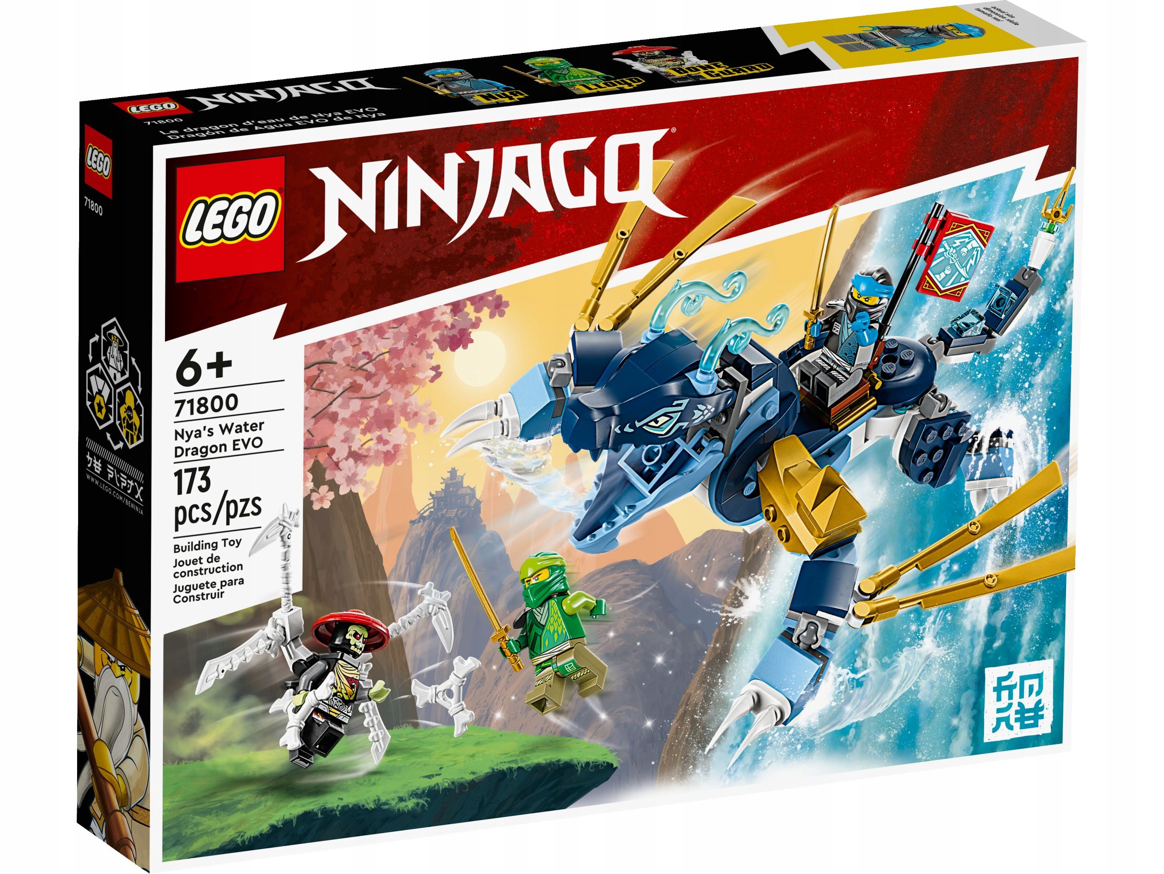 

Lego 71800 Ninjago Smok wodny Nyi Evo Klocki Nowe