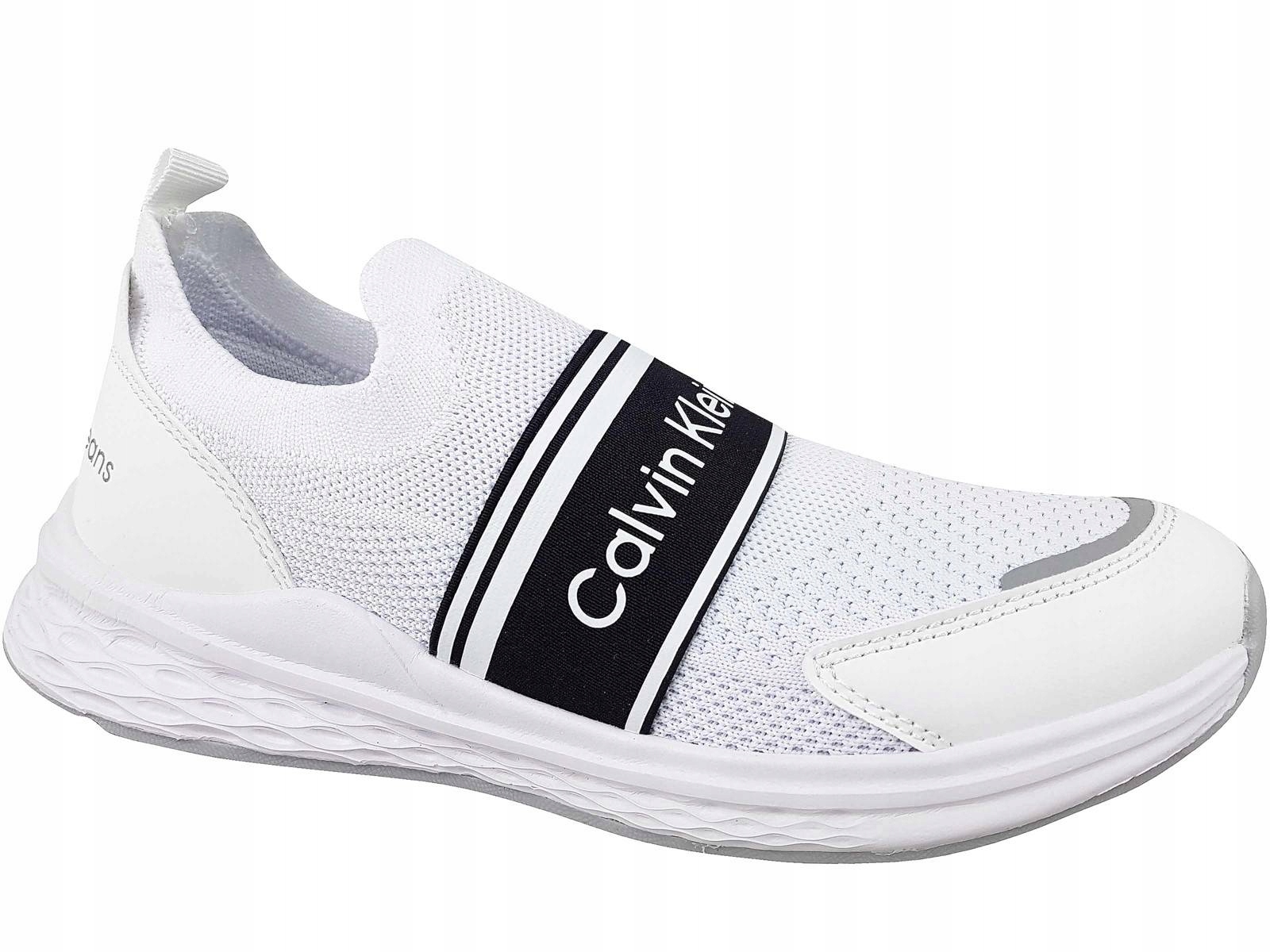 Calvin Klein Slip-on Buty Wsuwane Białe Damskie