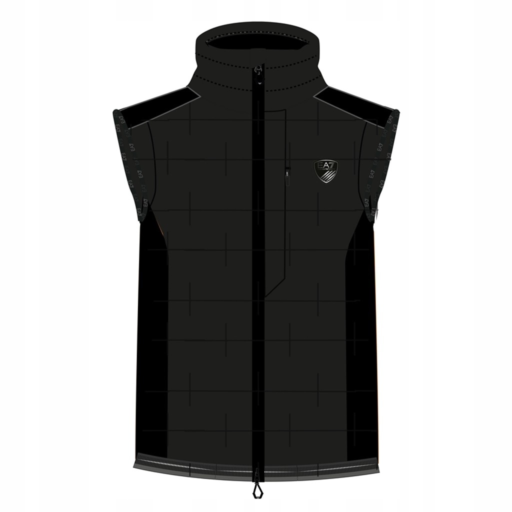 Pánská vesta EA7 Emporio Armani Kitzbuhel Lt Černá, velikost S