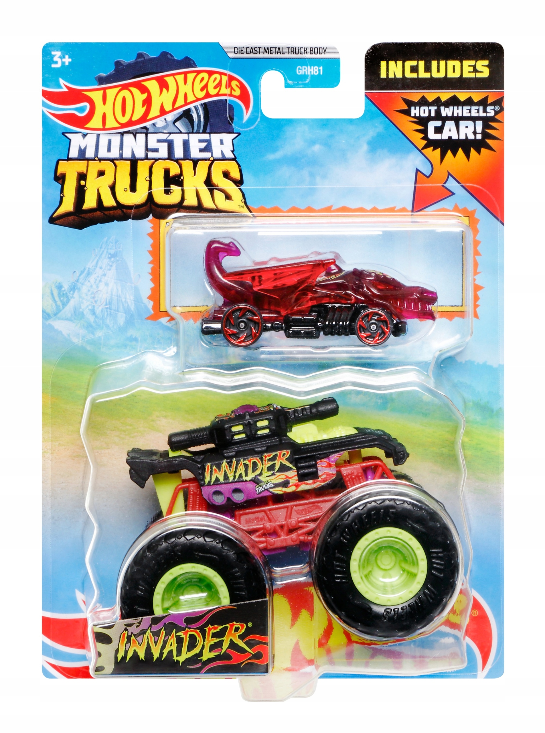 

Hot Wheels Monster Trucks Invader Czołg resorak