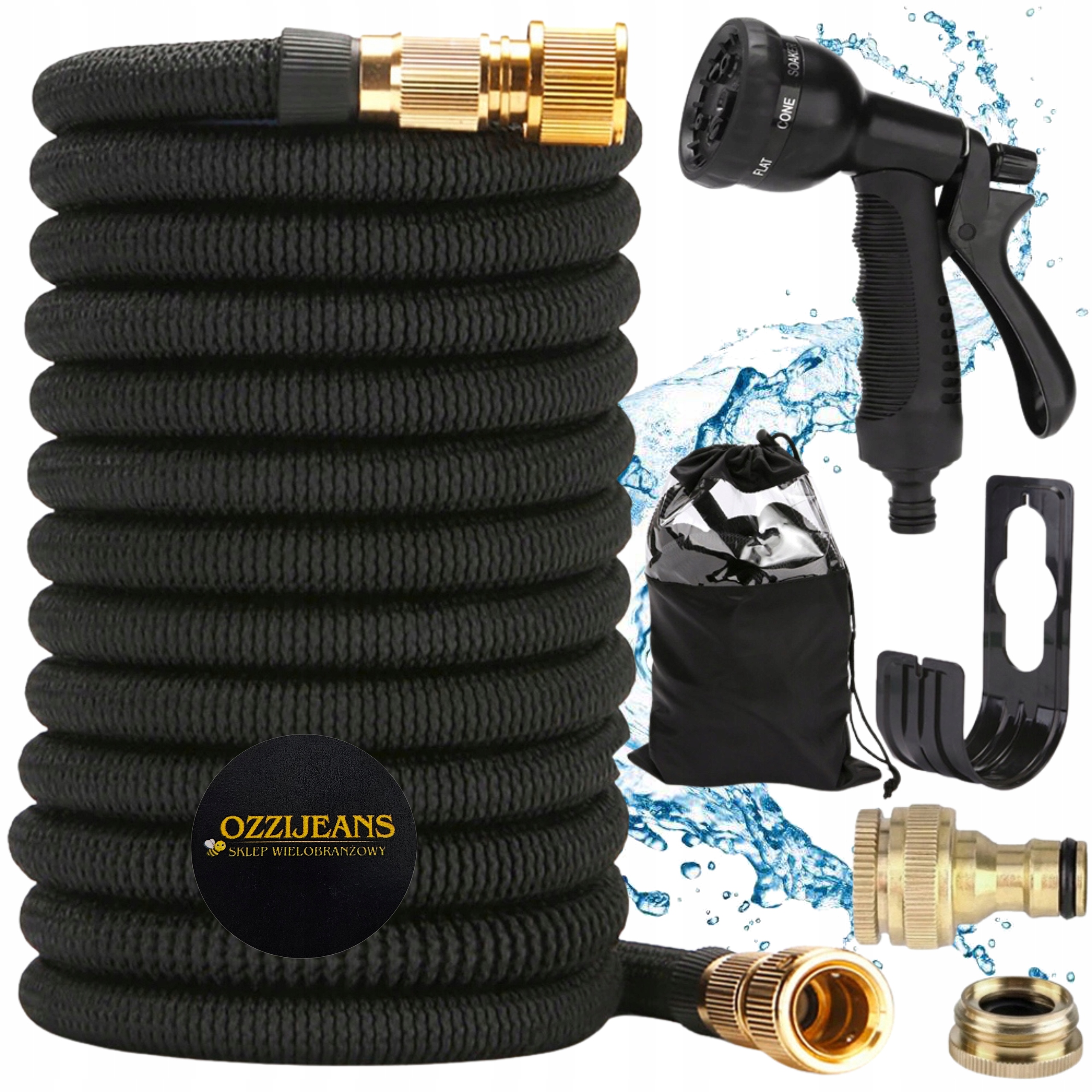 Hadice Na Vodu S Rychlospojkou 45 M, Výkonná Sada Spojek, Pistole Bonus