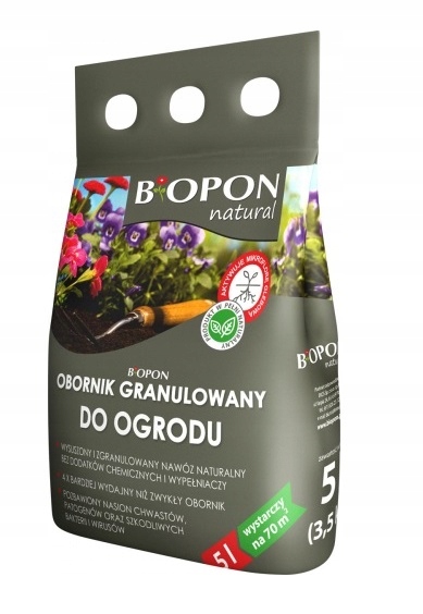 

Biopon Obornik granulowany do ogrodu 5l
