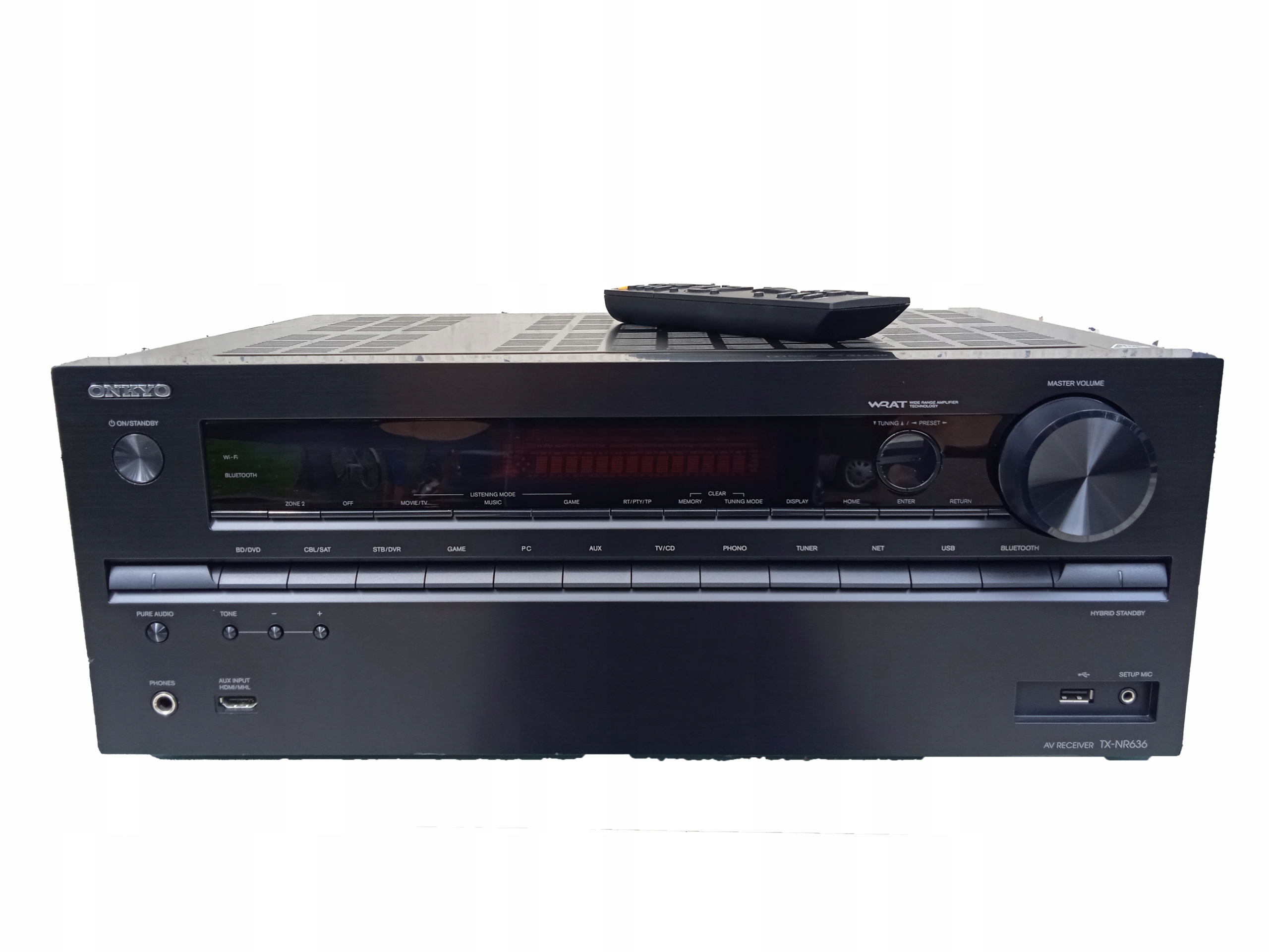 アンプ ONKYO TX-NR636 Onkyo TX-NR636 (TX-NR-636) Sieciowy amplituner kina domowego