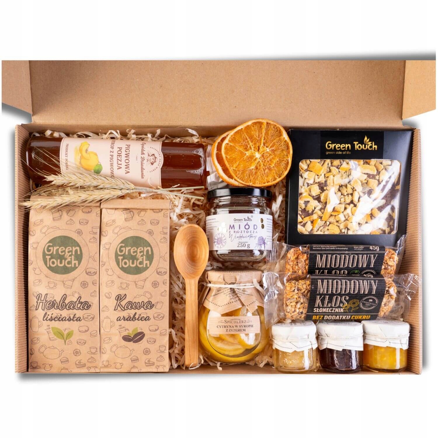 Zestaw Prezentowy Duży Kosz Polski Herbata Na Wielkanoc Wielkanocny