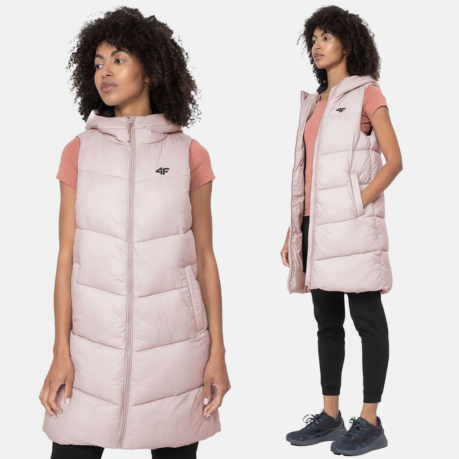 

Damska Kurtka 4F Bezrękawnik Kamizelka Puchowa