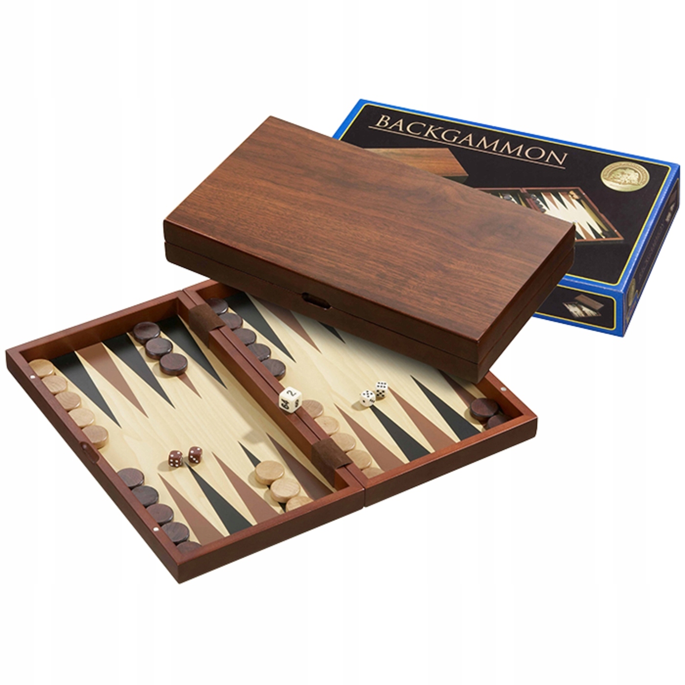 Philos Backgammon Andros medium 34,5x19,5cm
